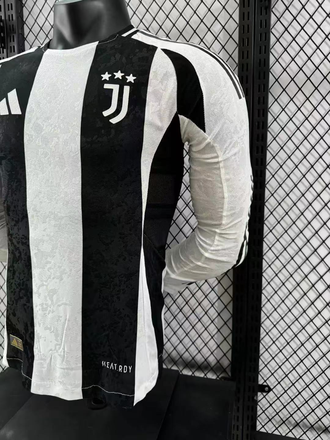 2024/2025 Player Version Juventus Home Long Sleeve Football Shirt 1:1 Thai Quality