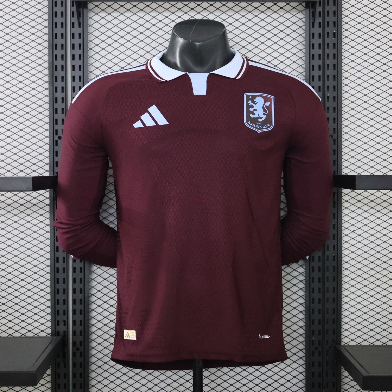 Aston Villa 26-27 Home Long Sleeves Jersey - Player Version - UnitedFutballJersey