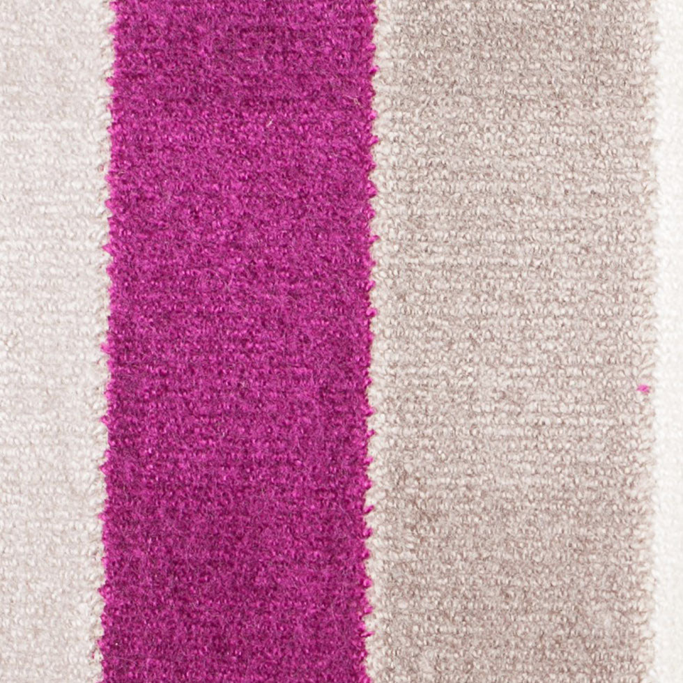 Fuchsia/Green Striped Polyester Blended Velvet - Joann Fabrics