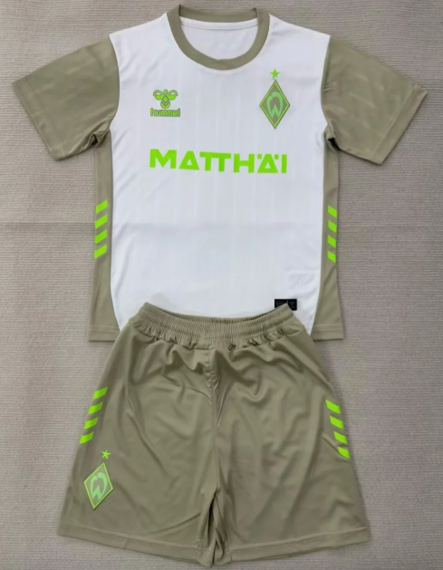 2025/2026 Werder Bremen Away Football Shirt 1:1 Thai Quality Kids Size