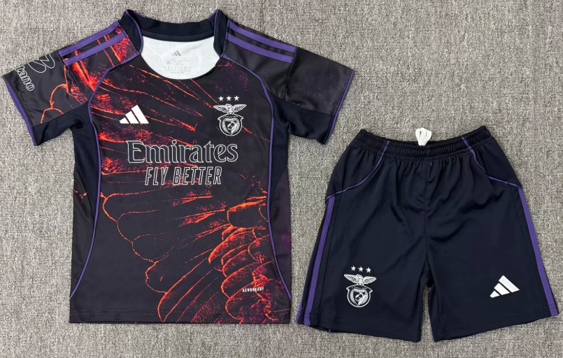 2025/2026 Benfica Fourth Away Football Jersey 1:1 Thai Quality Kids Size