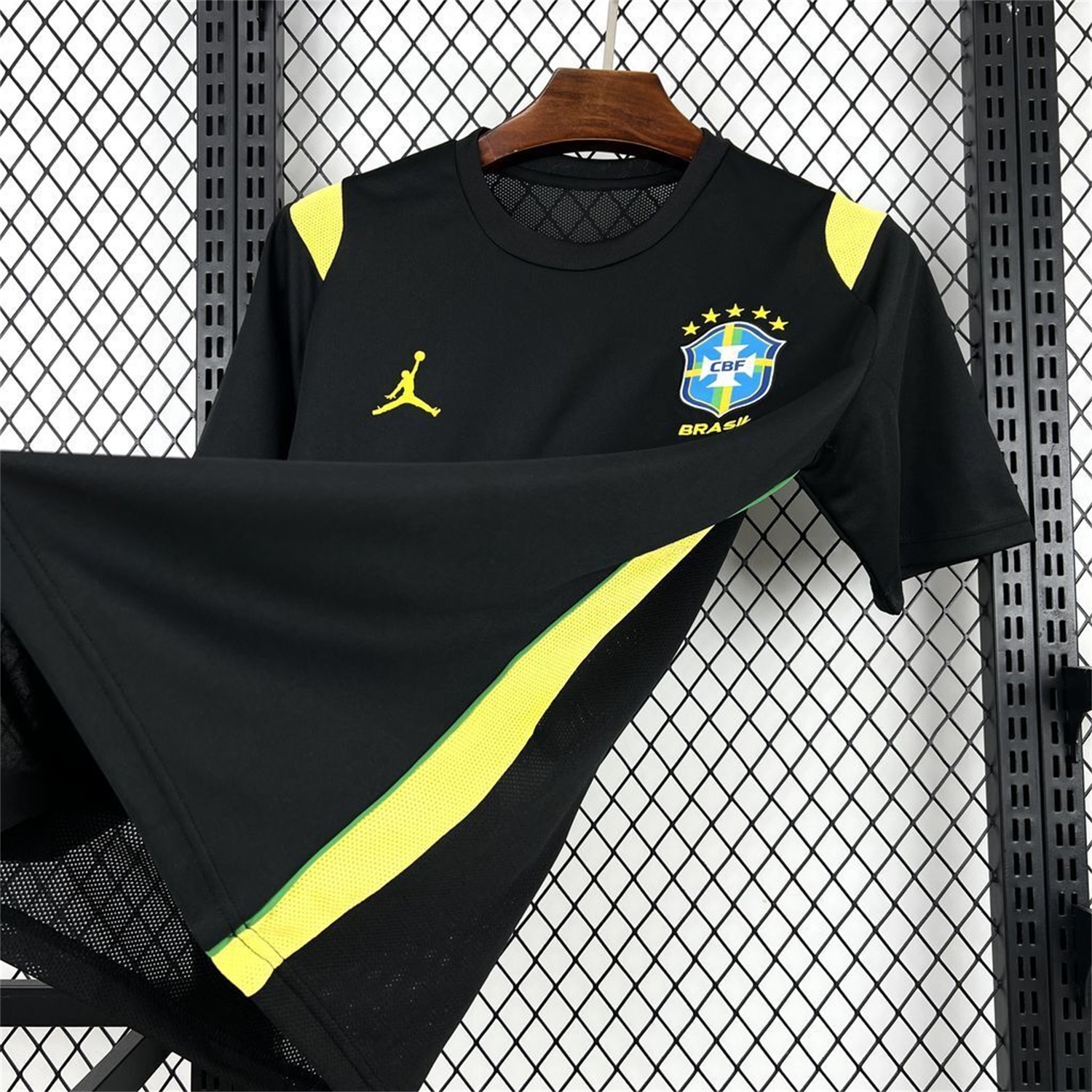 Brazil 2026 Black Pre-Match Jersey - Fans Version - UnitedFutballJersey