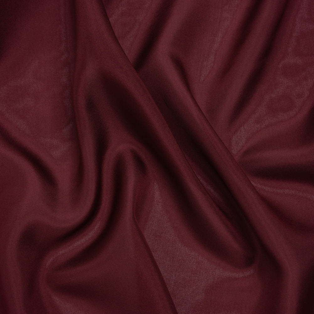 China Silk/Habotai - Wine Red - Famous Australian Designer Deadstock - Joann Fabrics