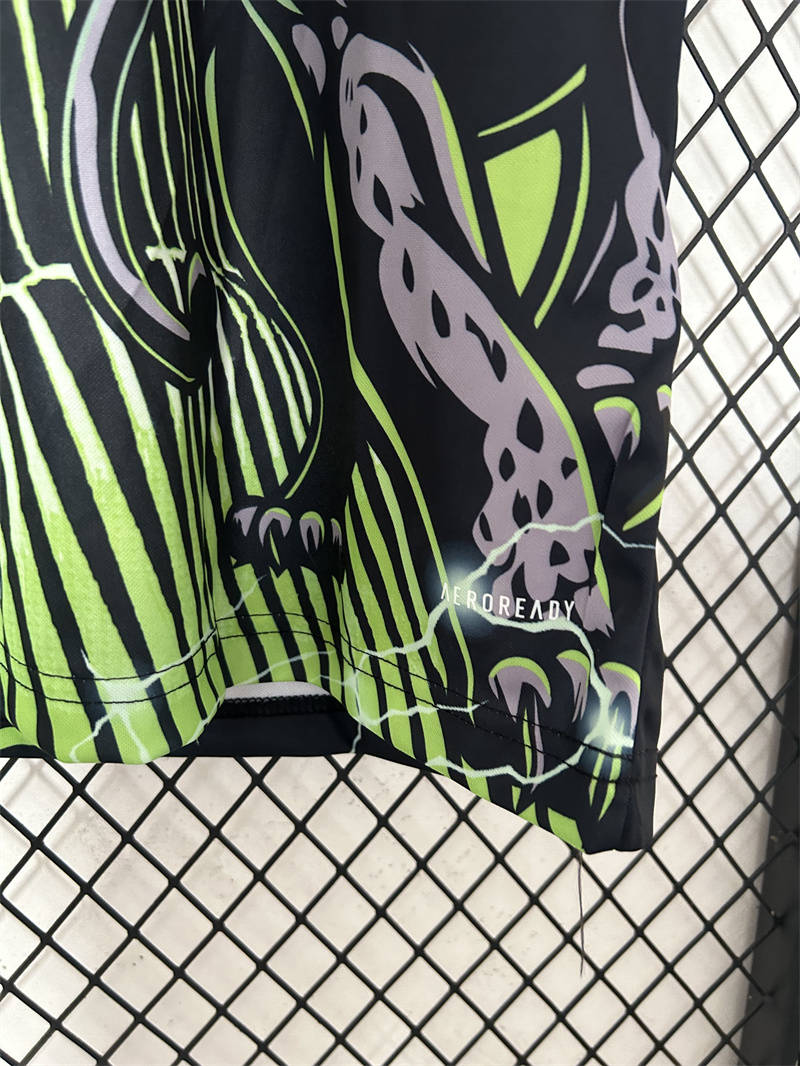 2024/2025 Real Madrid Leopard Special Edition Jersey Green 1:1 Thai Quality