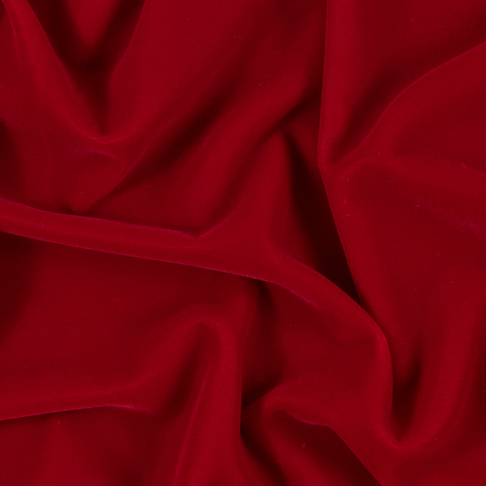 100% Polyester Micro Velvet - Scarlet - Bellini Collection - Joann Fabrics