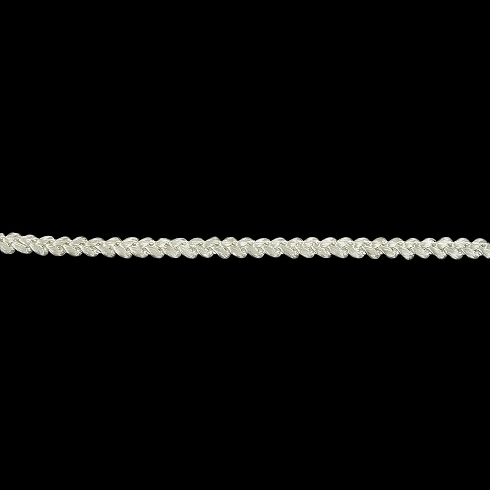 Phantom Green Cotton Blend Braided Trim - 0.1875