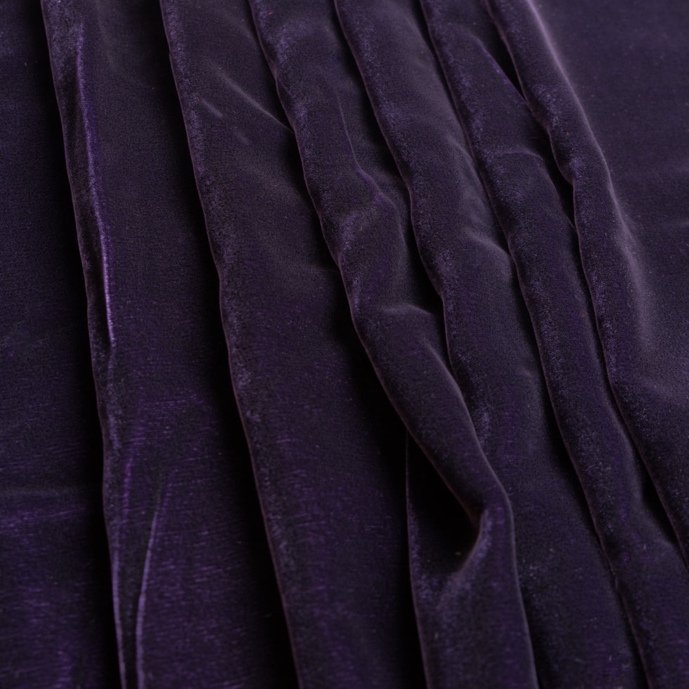 Soft Rayon-Silk Velvet - Plum - Cicero Collection - Joann Fabrics