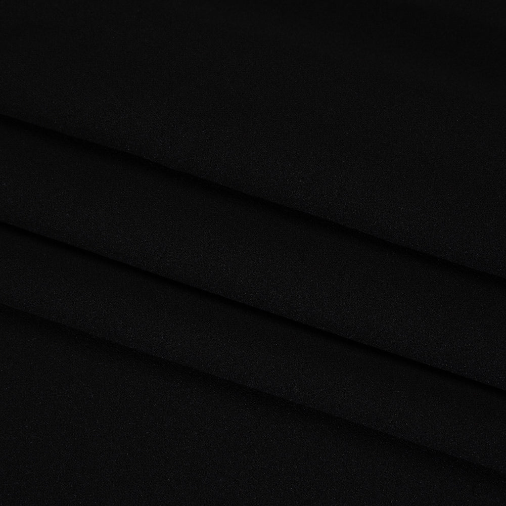 Stretch Polyester Crepe Scuba Knit - Black - Designer Deadstock - Joann Fabrics
