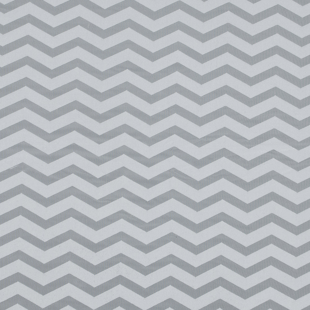 Zig Zag Burnout Velour - White - Joann Fabrics