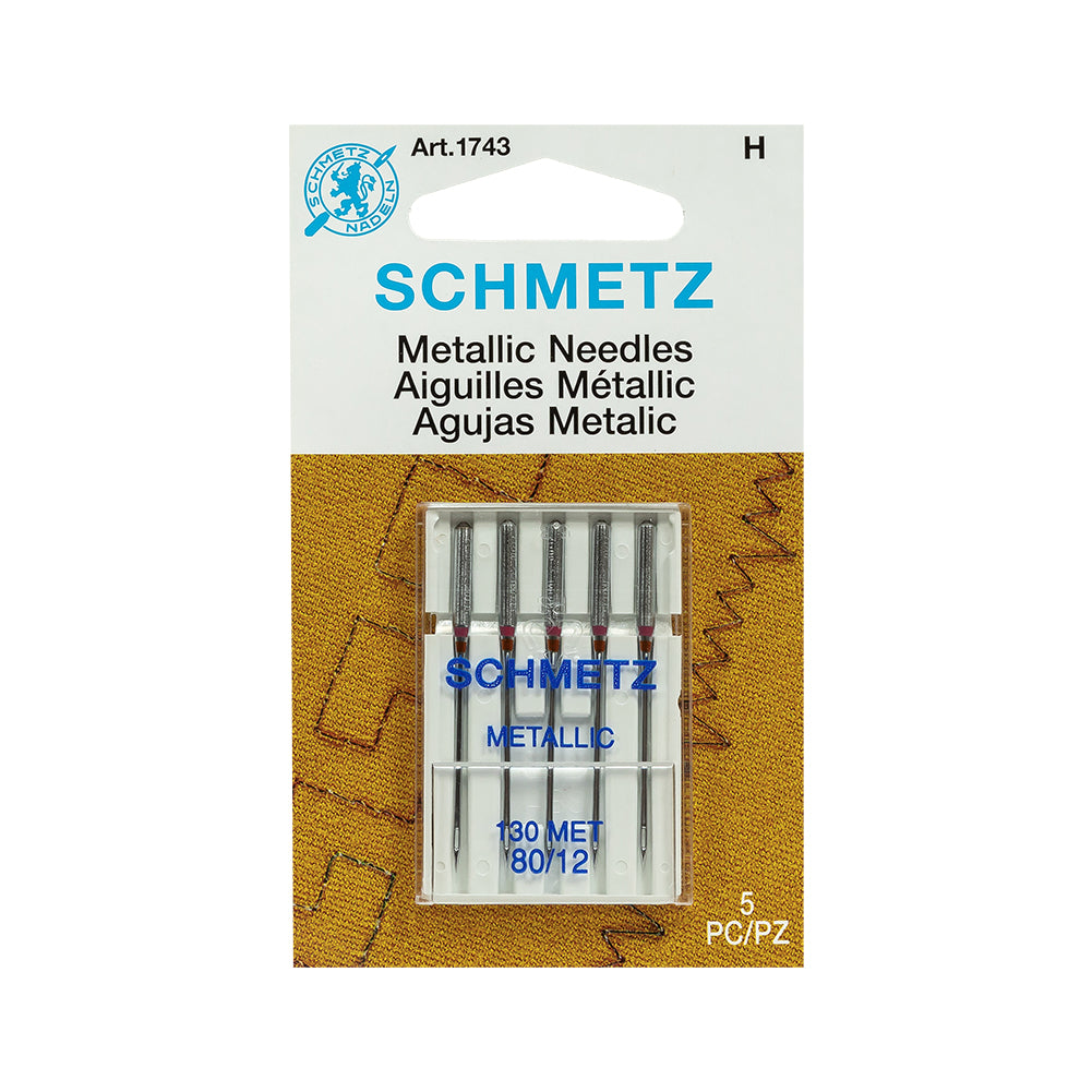 Schmetz Metallic Machine Needles - 80/12 - 5 ct - Joann Fabrics