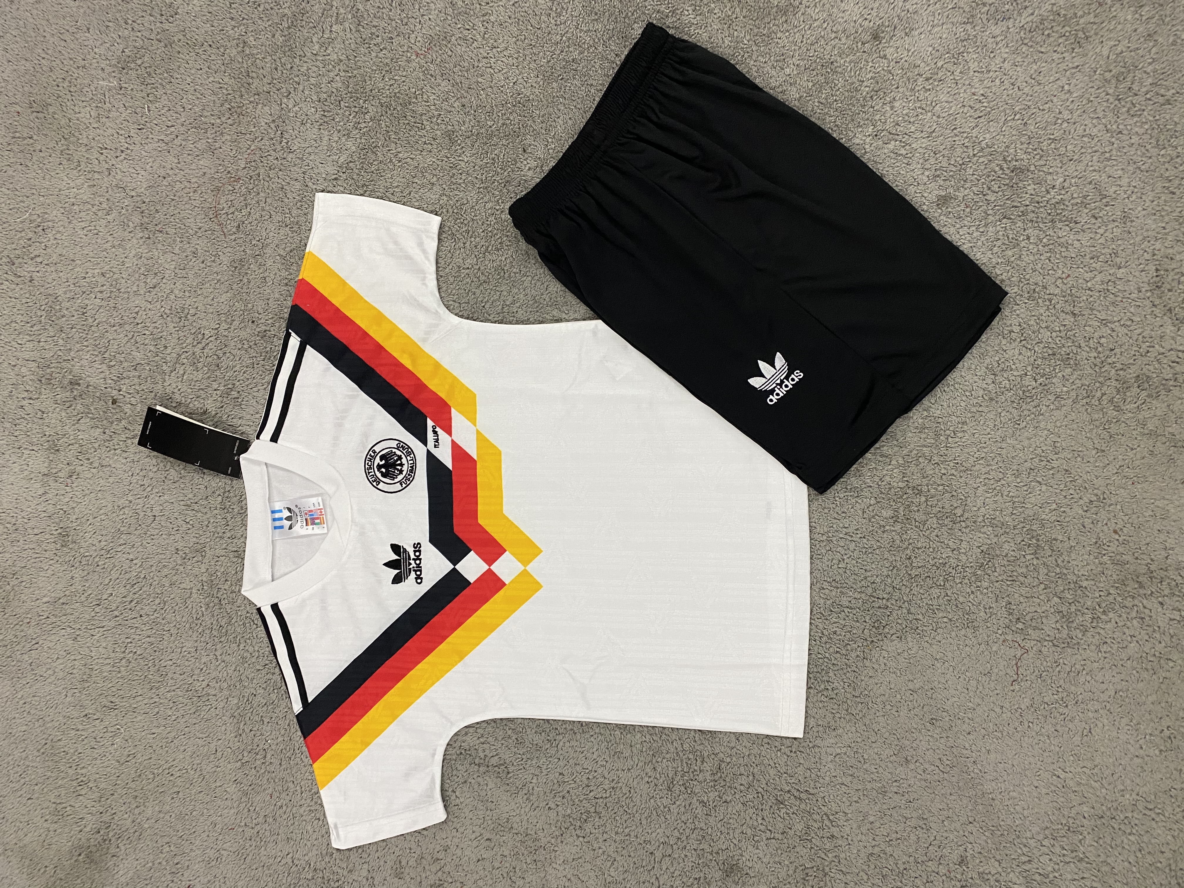 1990 Retro Germany Home Football Shirt 1:1 Thai Quality Kids Size