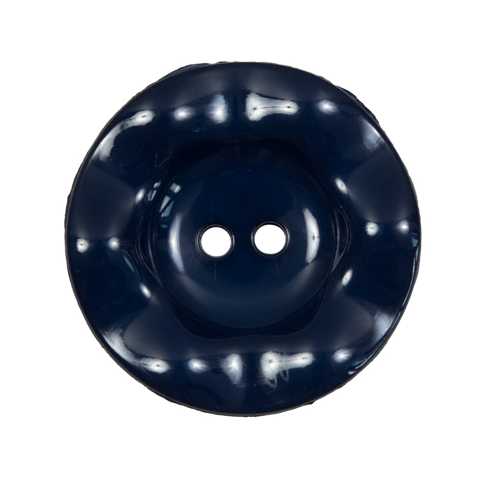 Italian Navy Wavy Plastic 2-Hole - 44L/28mm - Joann Fabrics