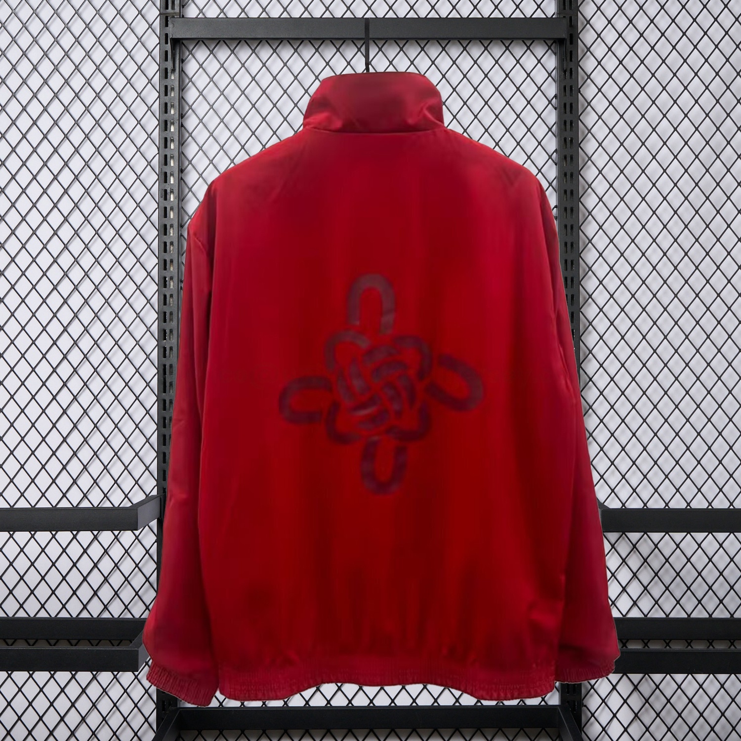 Manchester United 25-26 Double Sided Reversible Windbreaker - Black & Red - UnitedFutballJersey