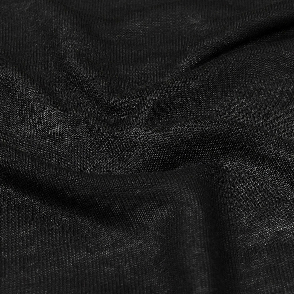 Black Polyester Lightweight Sweater Knit - Joann Fabrics