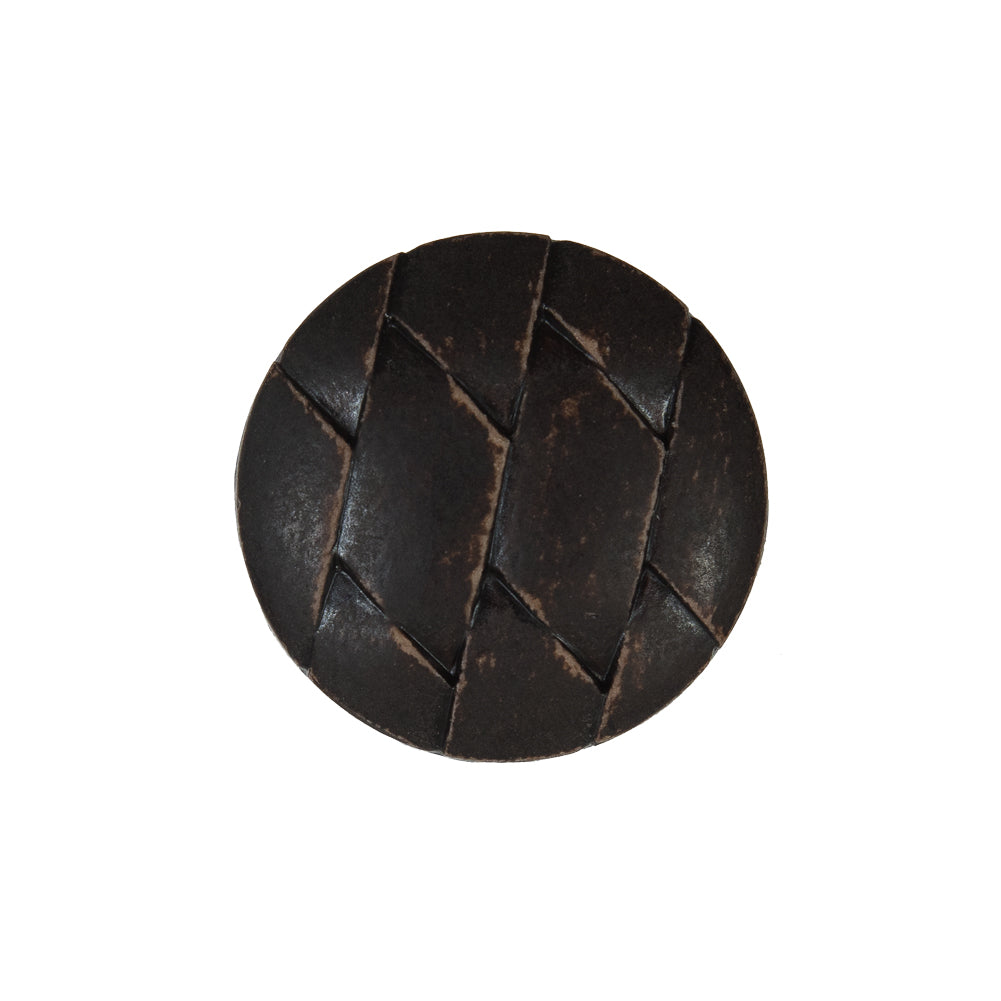 Brown Etched Plastic Shank Back Button - 36L/22mm - Joann Fabrics