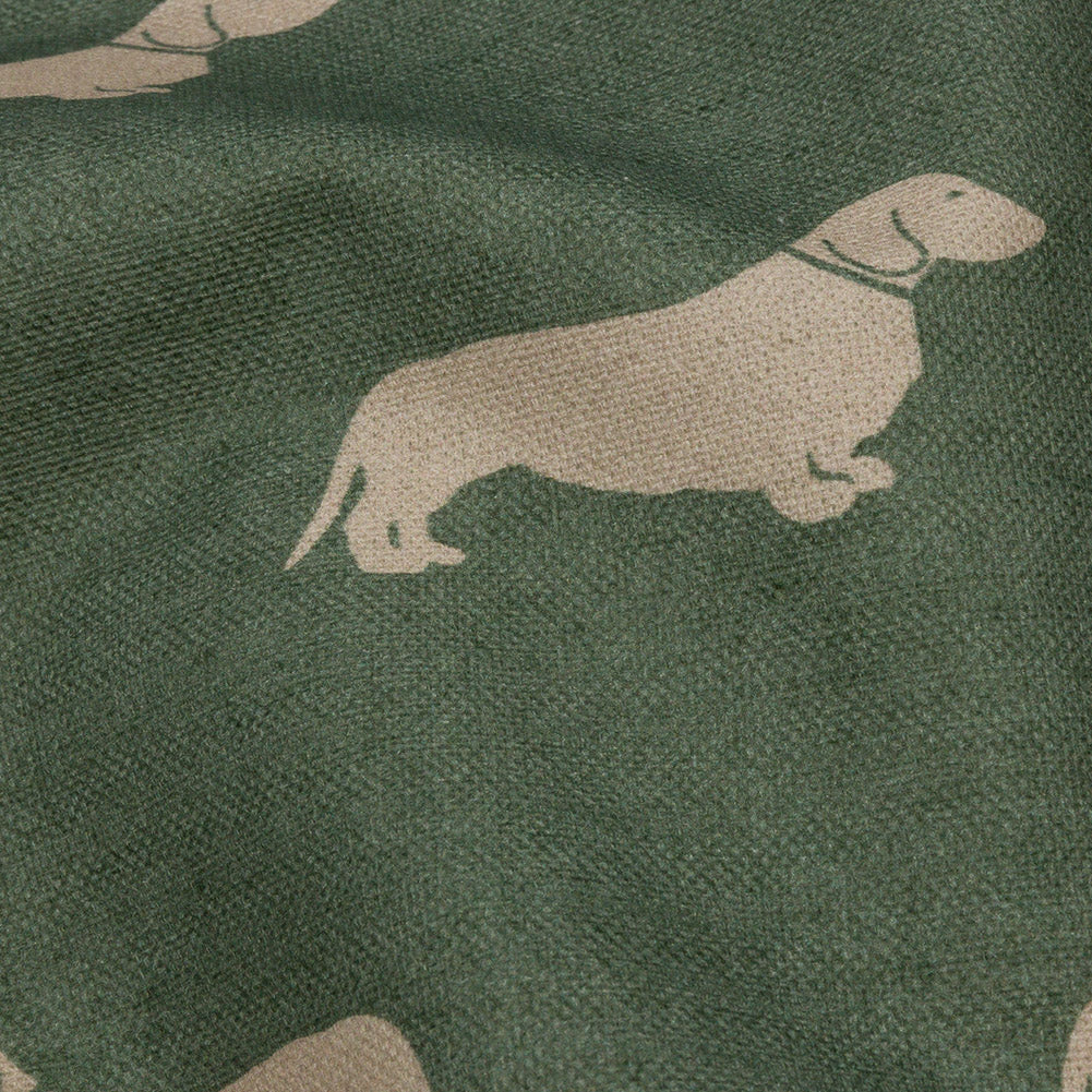 Cotton Canvas Print - Fern Dachshunds - British Imported - Joann Fabrics