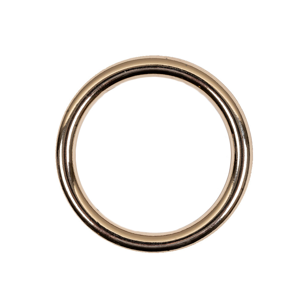 Gold Solid Metal O Ring - 1