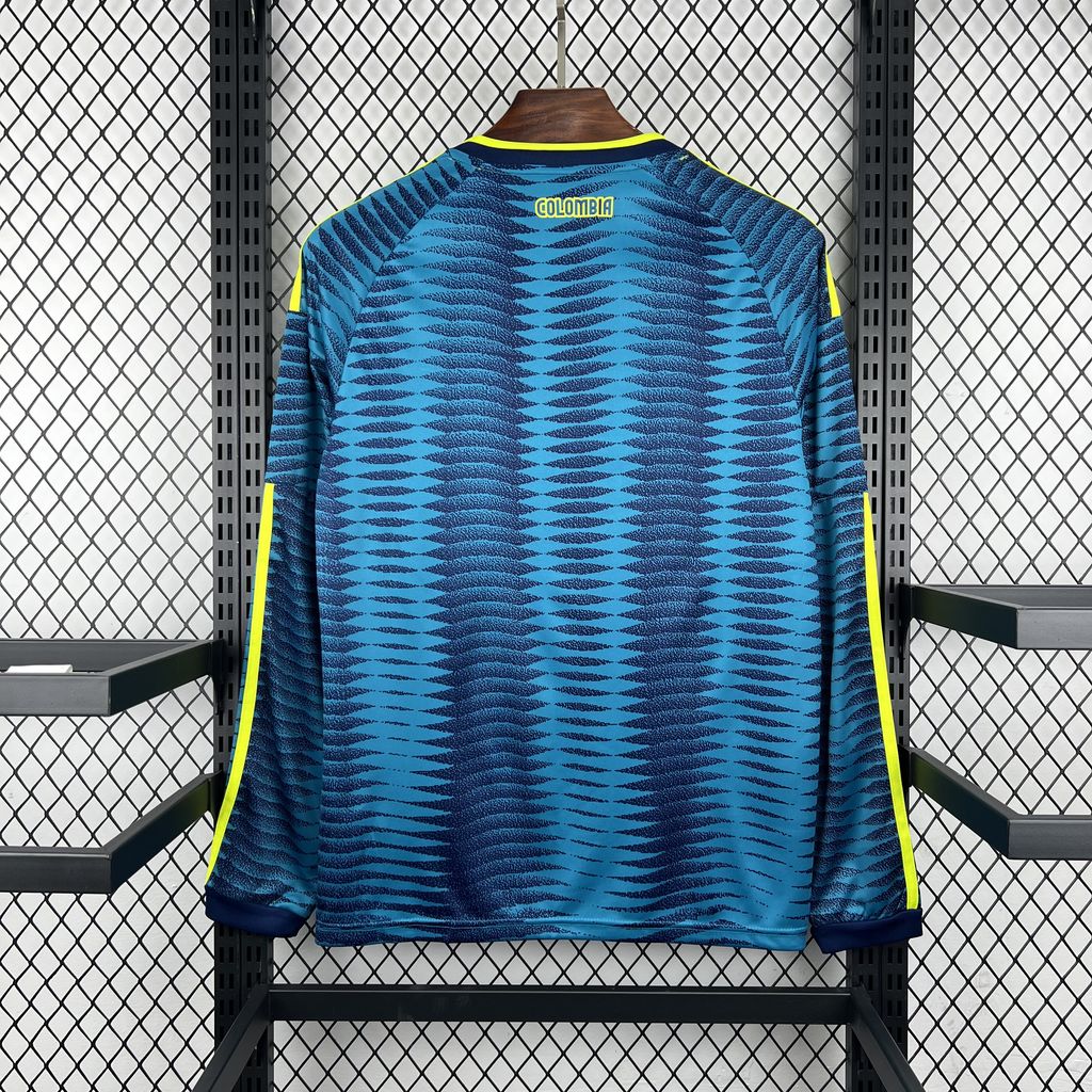 Colombia 2026 World Cup Away Long-Sleeve Football Shirt – Fan Version
