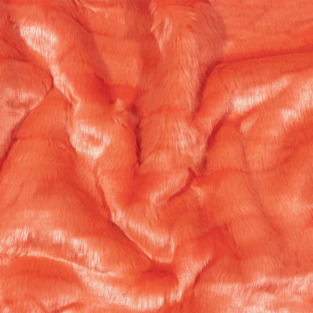 Luxury Faux Fur - Coral Abstract Tonal - Joann Fabrics