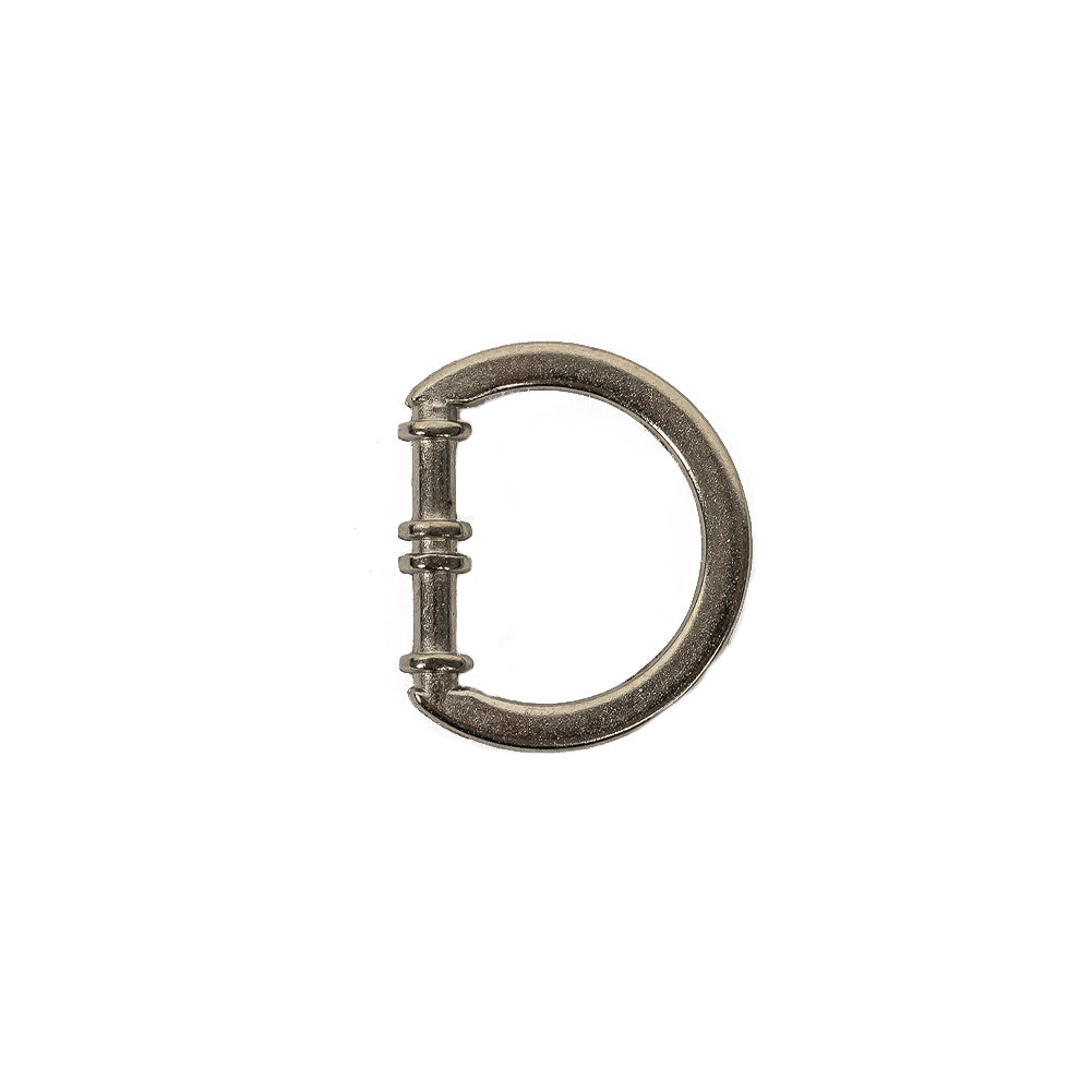 Matte Nickel Cast Metal Rounded D-Ring - 15mm - Joann Fabrics