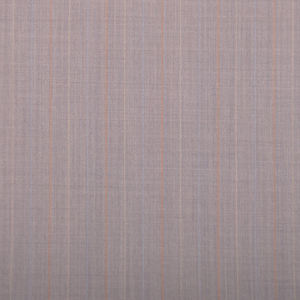 Light Gray/Sherbet/Baby Blue Striped Suiting - Joann Fabrics