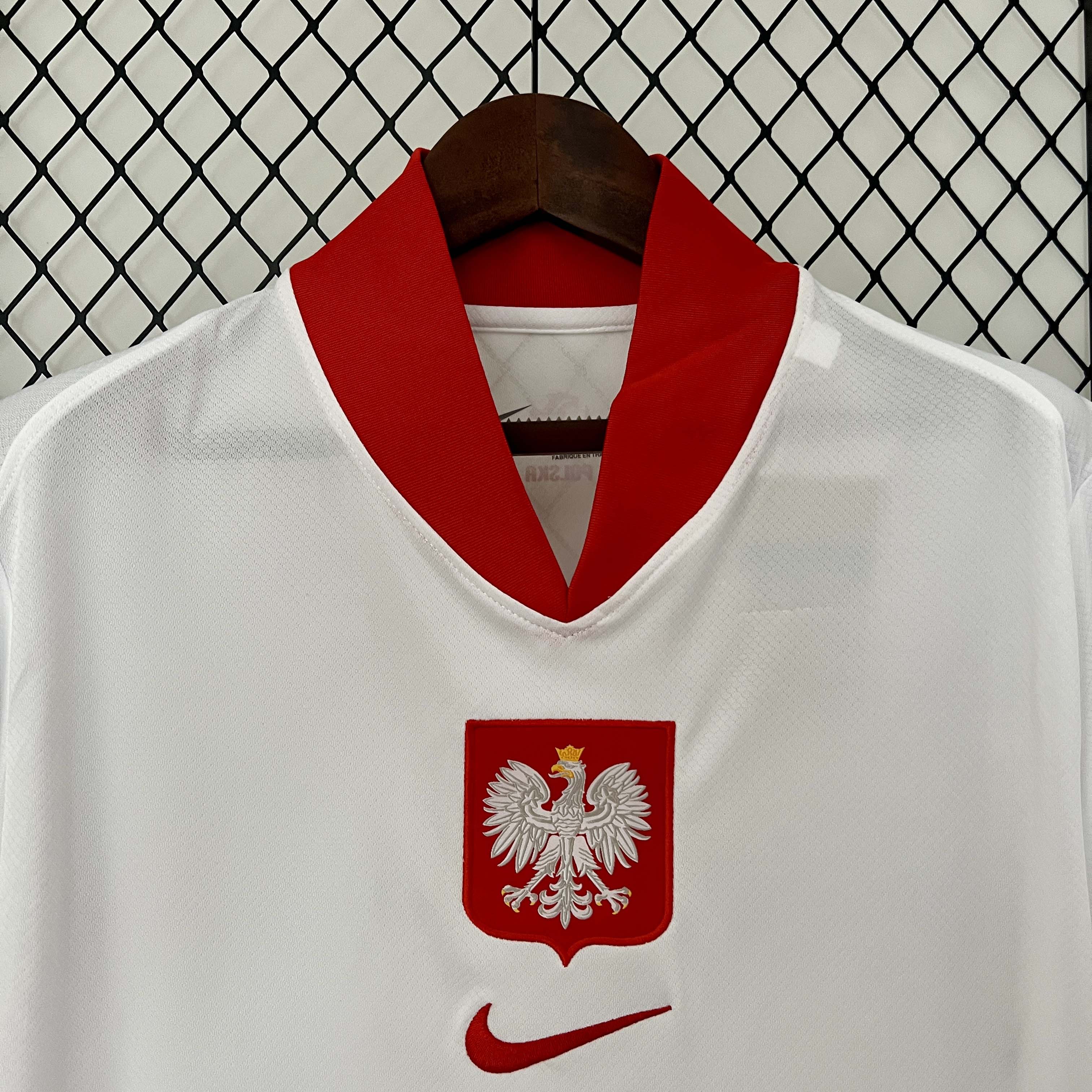 2024 Poland Home Football Shirt 1:1 Thai Quality