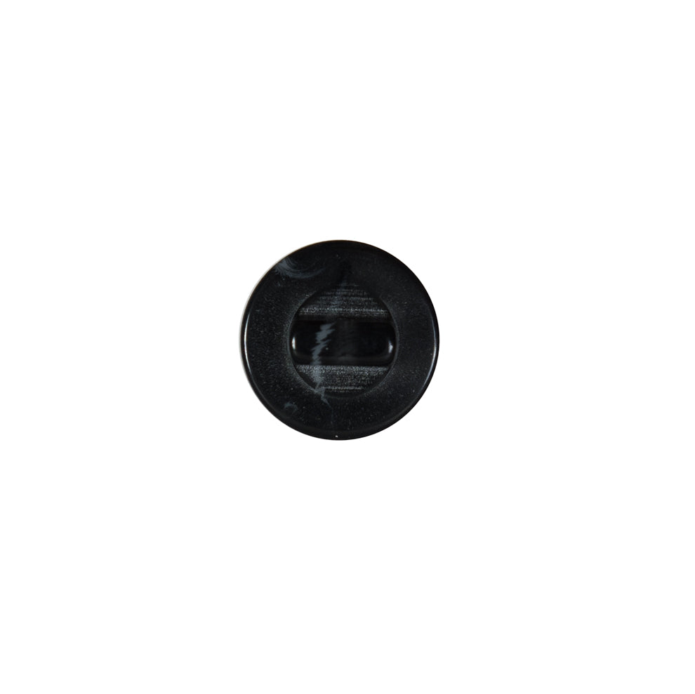 Italian Black Glossy Shank Back Button - 18L/11.5mm - Joann Fabrics