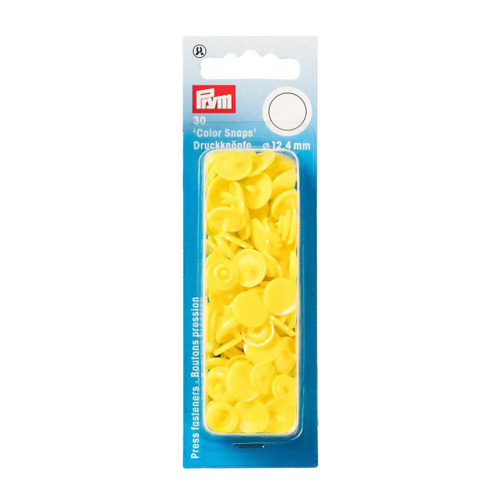 Prym Color Snaps - Light Yellow 12.4mm - 30pc - Joann Fabrics