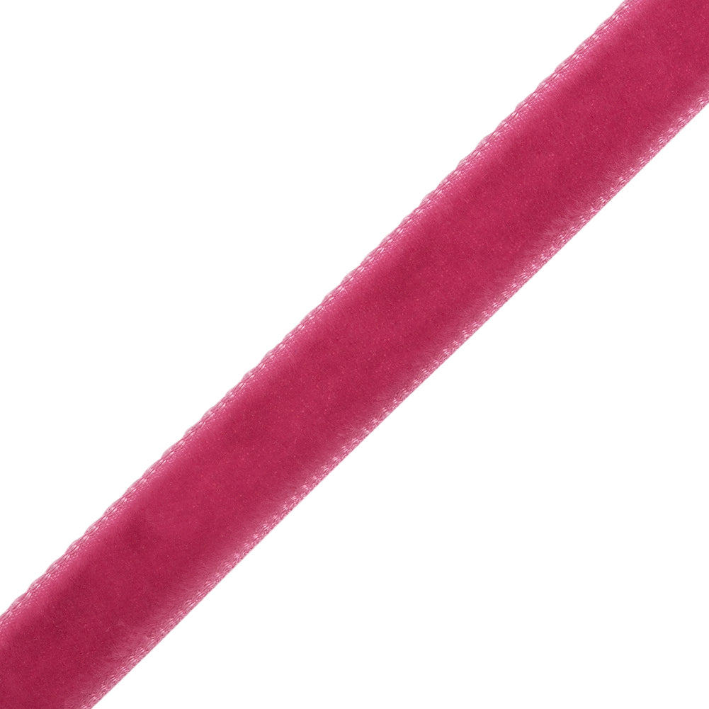 Single Faced Velvet Ribbon Made in Italy - 3/8