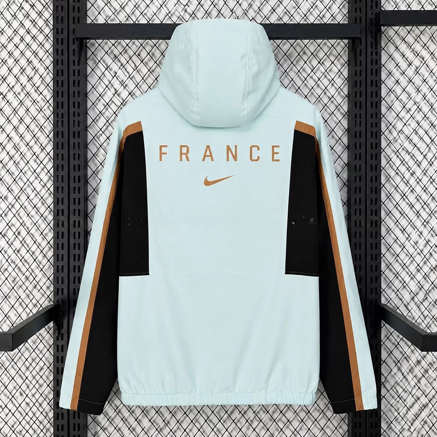 France 2026 Energy Light Blue Woven Windbreaker - UnitedFutballJersey