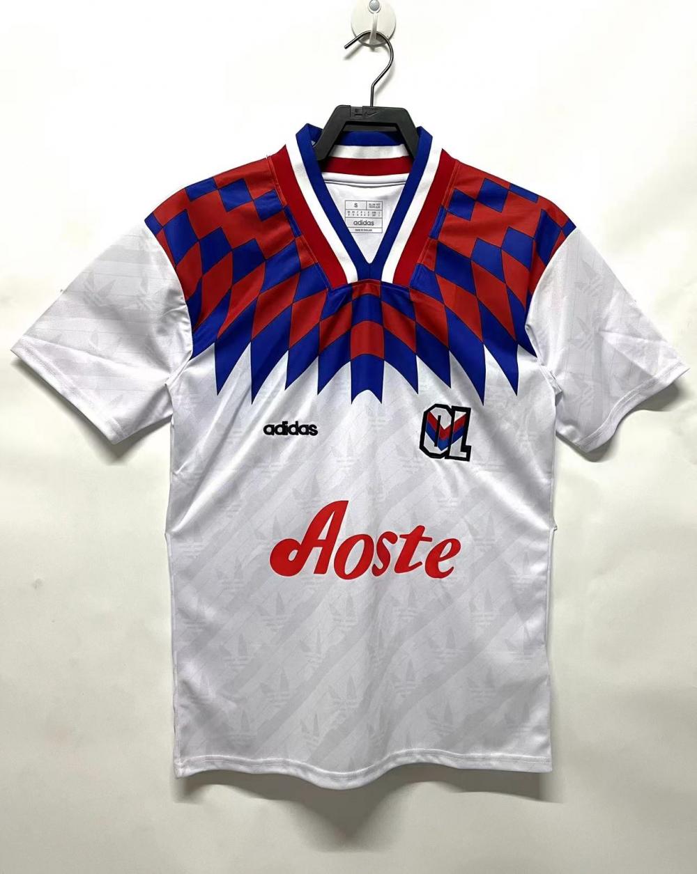 1995-1996 Retro Lyonnais Home Football Shirt 1:1 Thai Quality