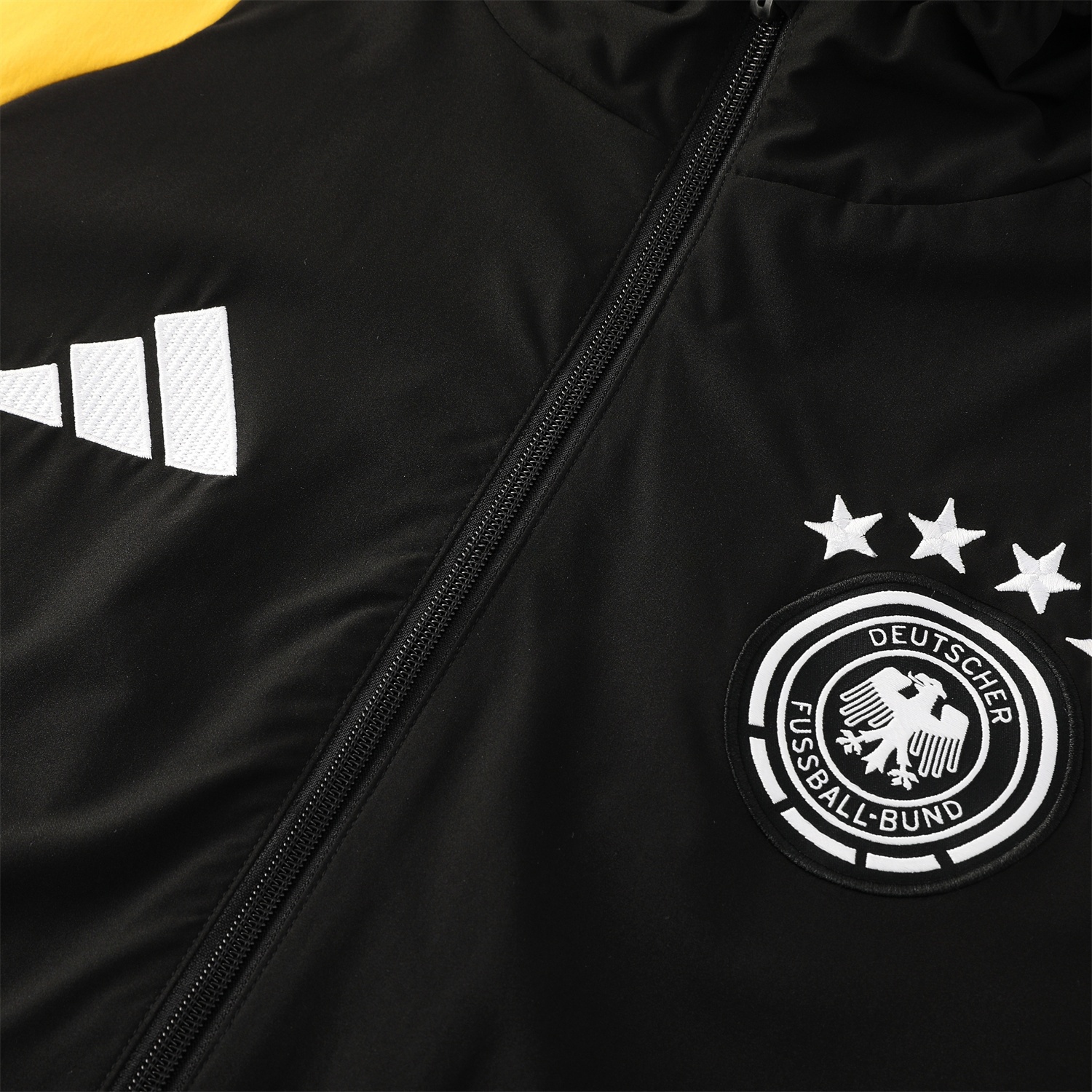 Germany 2026 Hooded Windbreaker Training Set - Black Red Top and Pants - UnitedFutballJersey