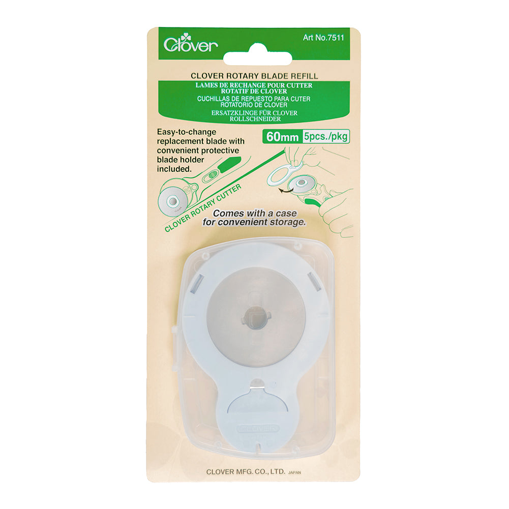 Clover Rotary Cutter Blade Refill - 60mm - 5 ct - Joann Fabrics
