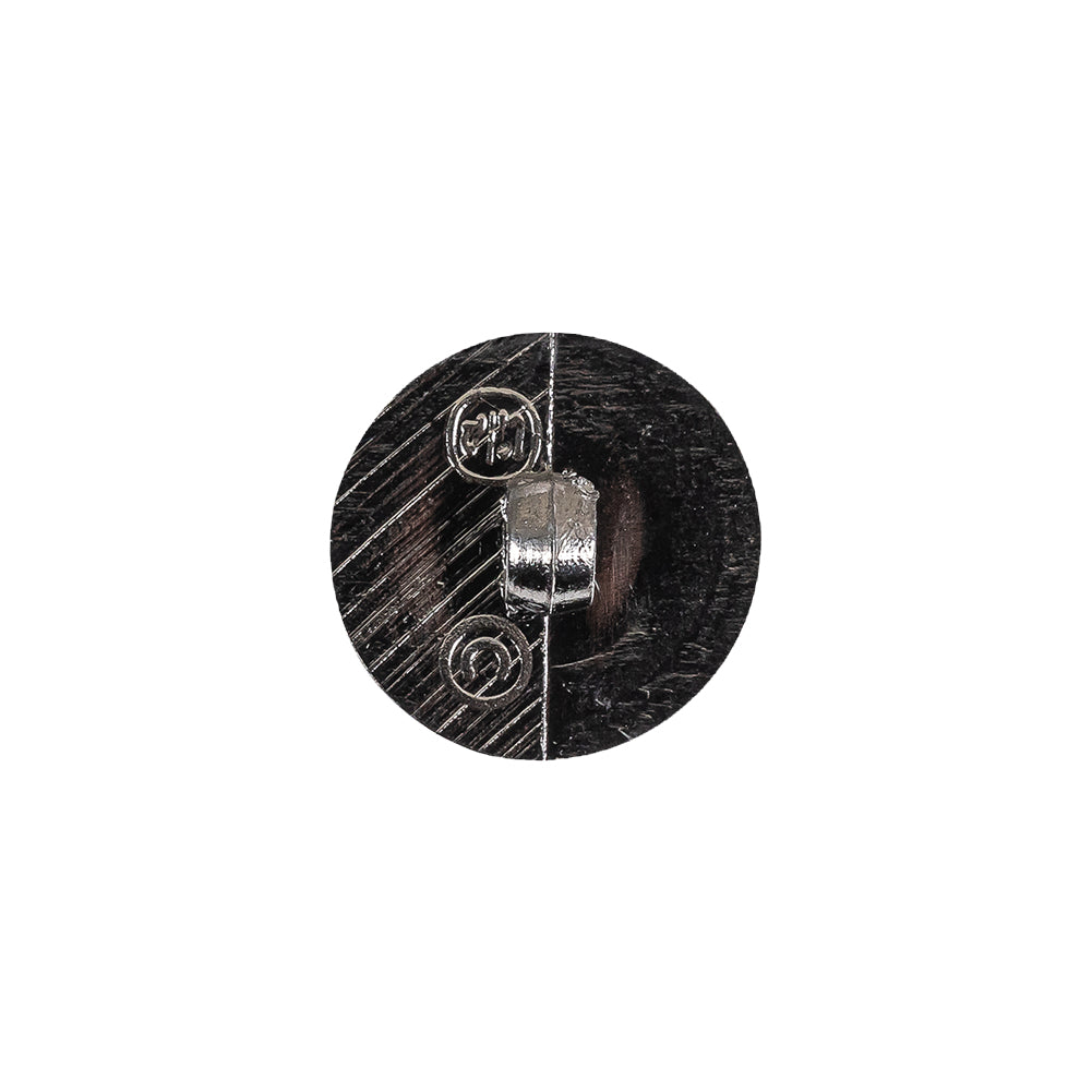 Gunmetal Gray Metallic Screw Head Shank Back Plastic Button - 24L/15mm - Joann Fabrics