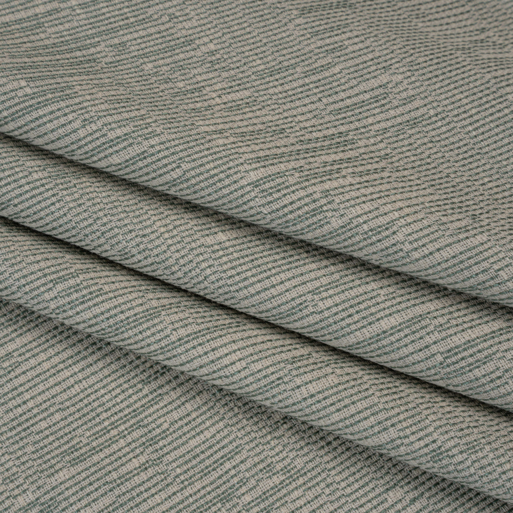 Recycled Polyester and Cotton Drapery Woven - Eucalyptus Striations - British Imported - Joann Fabrics