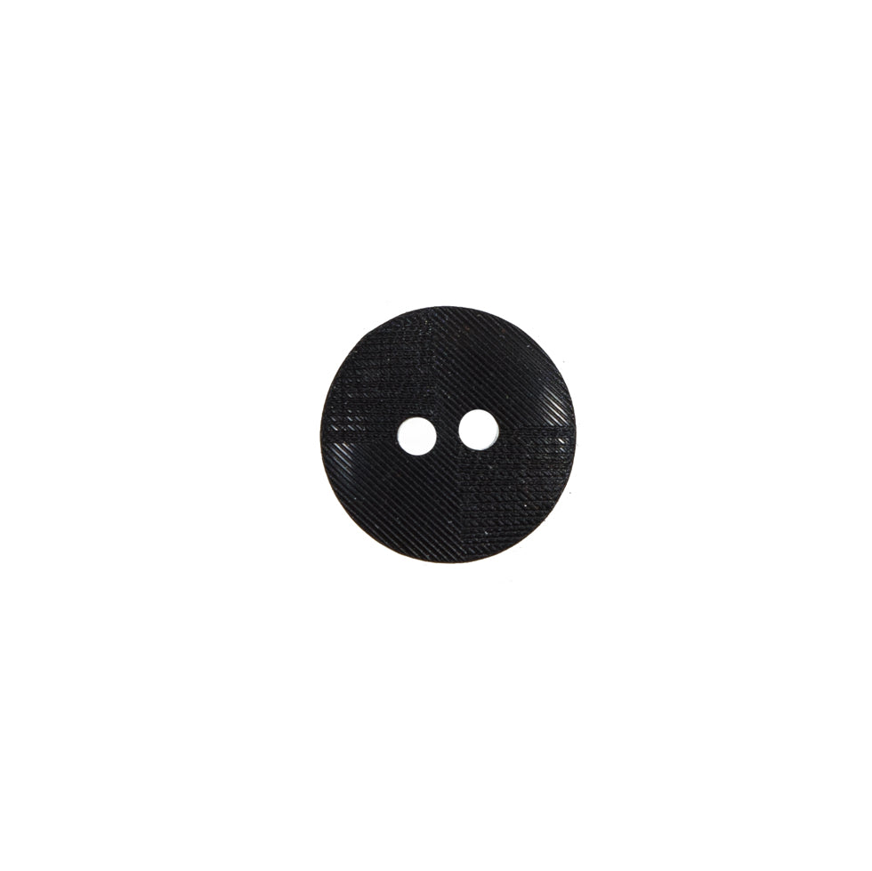 Italian Black 2-Hole Button - 18L/11.5mm - Joann Fabrics