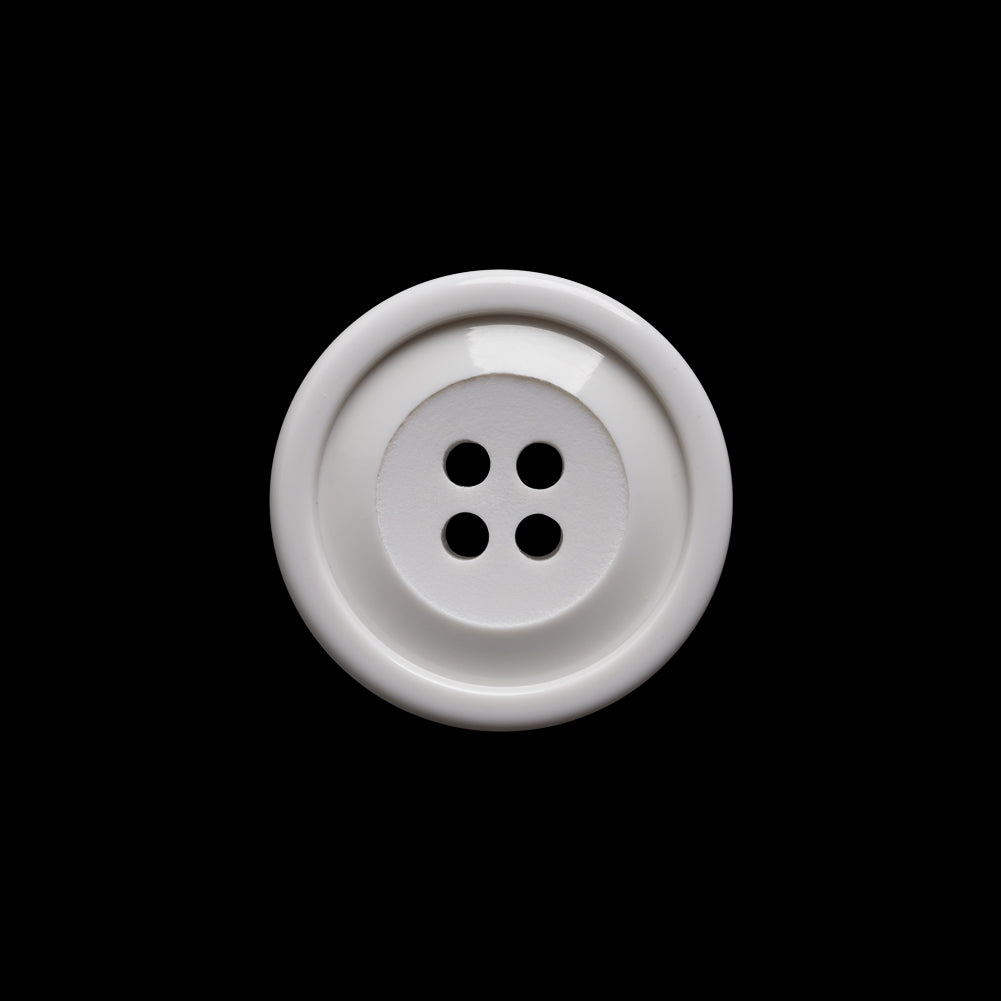 Pale Gray Raised Center and Rim Plastic 4-Hole Button - 32L/20mm - Joann Fabrics