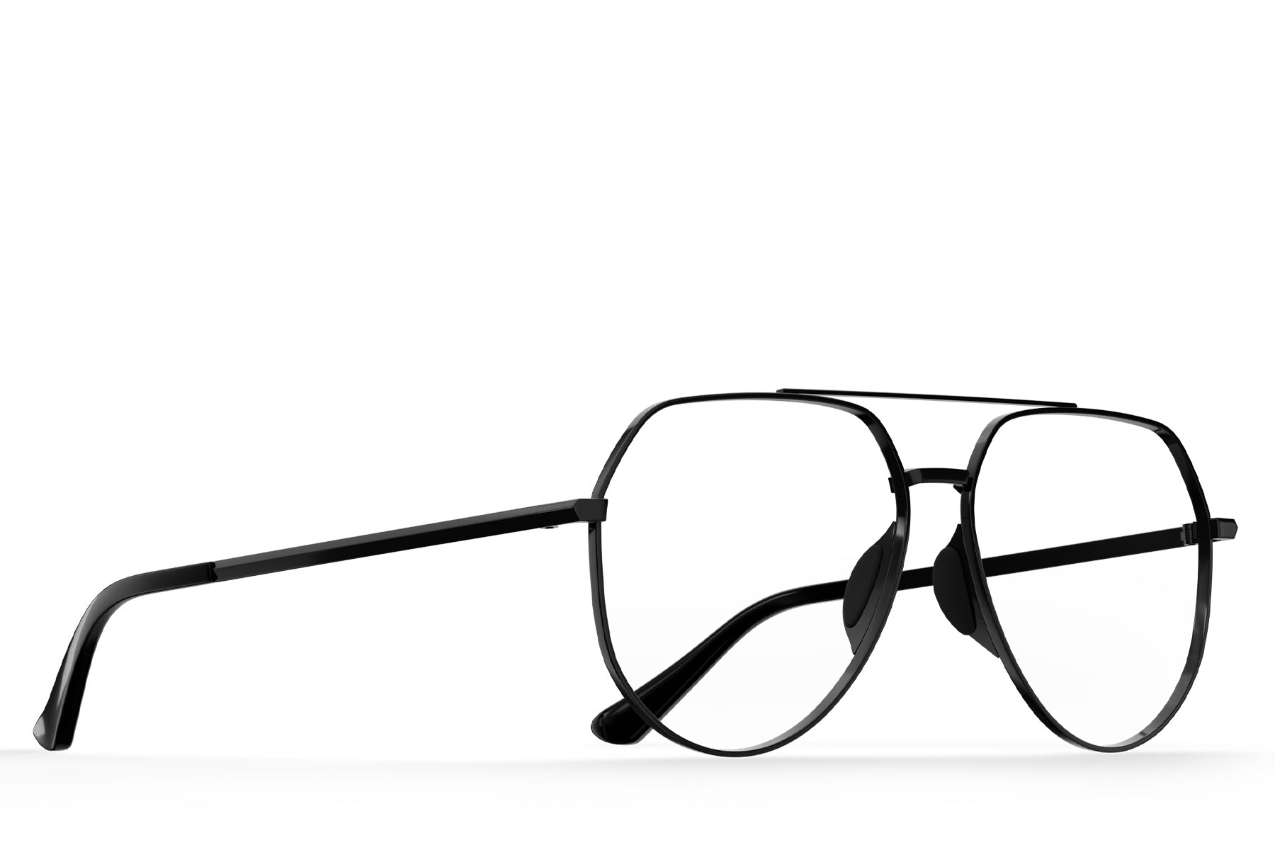 Tangle Free Aviator Hex Rx – Black