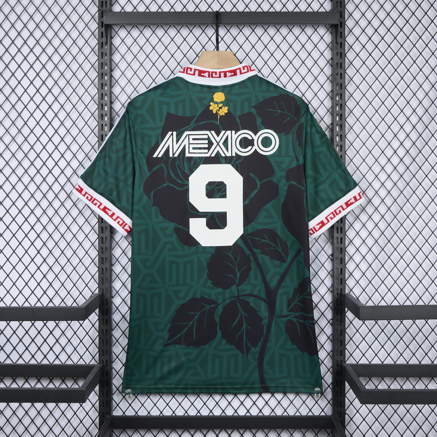 Mexico 2026 x Willy Chavarria AOP Retro Style Green Jersey - UnitedFutballJersey
