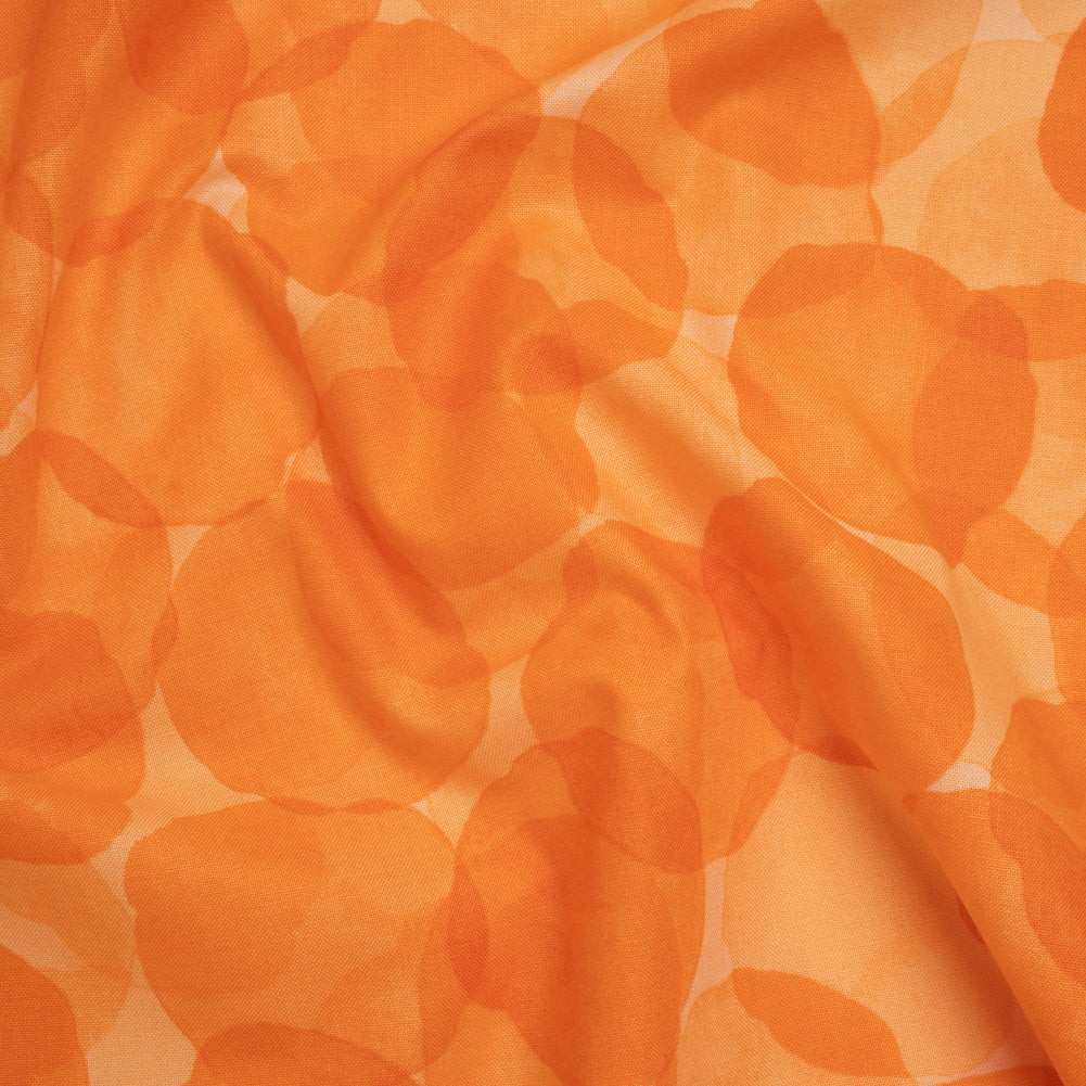 Printed Quilting Cotton by Patrick Lose for Northcott - Orangeade Juicy Watercolor Circles - Tonal Trios Collection - Joann Fabrics
