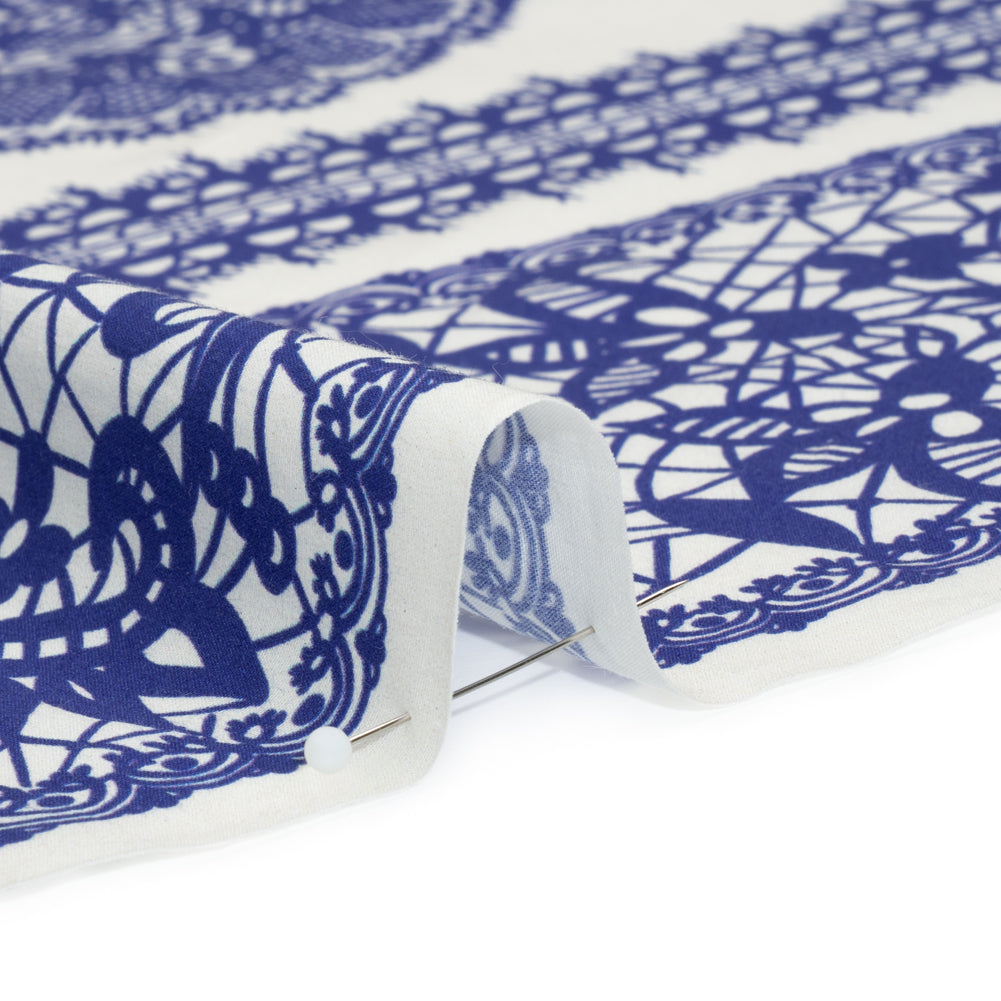 Mood Exclusive Ultramarine Two Sugar Cubes Cotton Poplin - Joann Fabrics