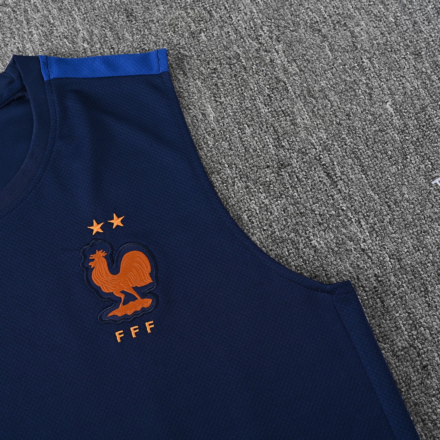 France 2026 Vest Training Set - Deep Blue Vest and Shorts - UnitedFutballJersey