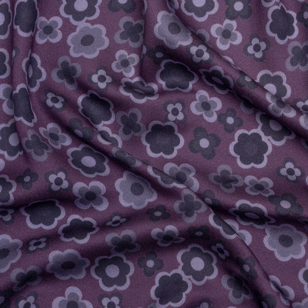 Mood Exclusive Purple Daisy Train Rayon Challis - Joann Fabrics