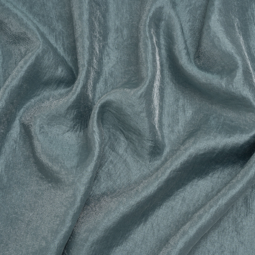 Rayon and Polyester Crystal Twill - Dusty Blue - Designer Deadstock - Joann Fabrics