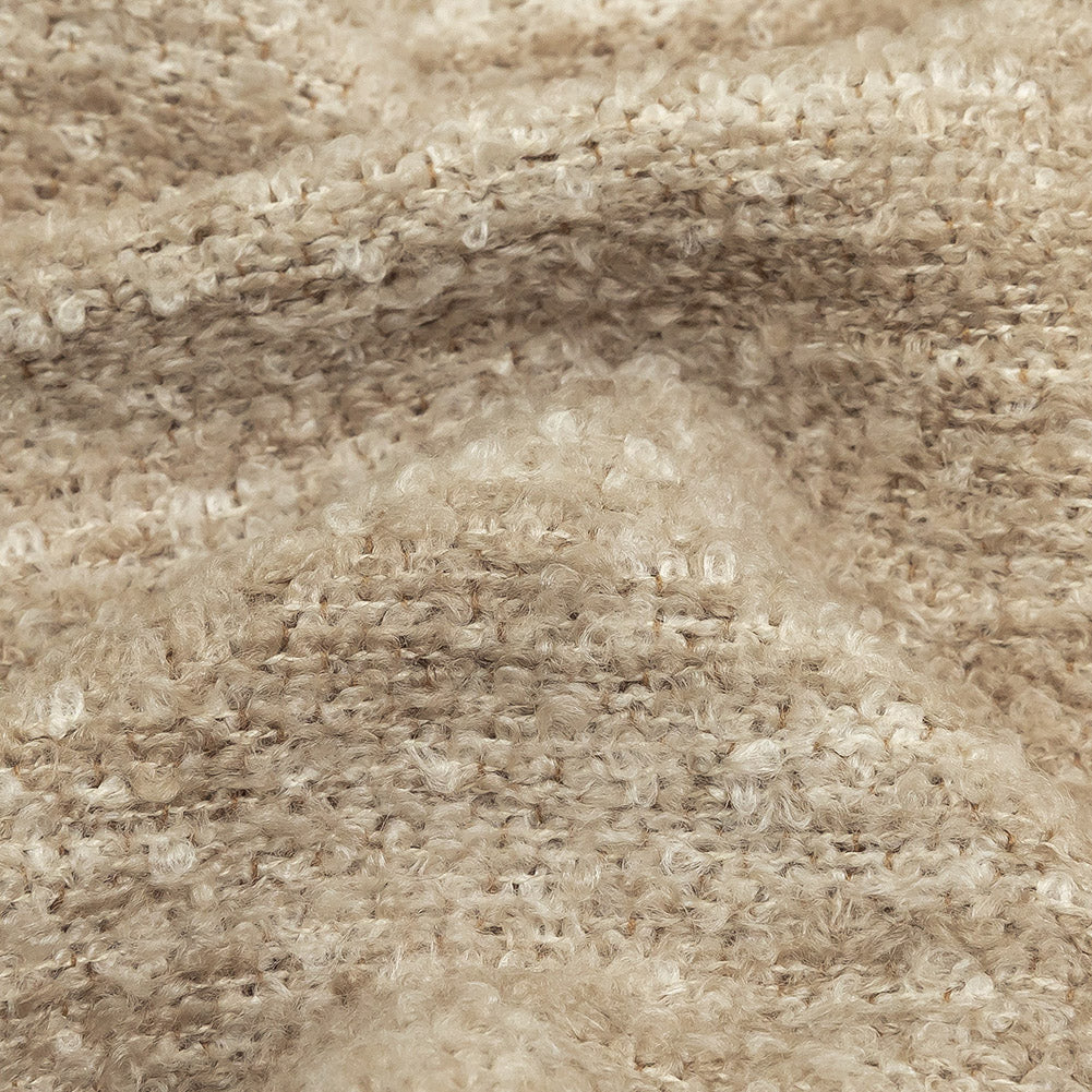 Mineral Striated Upholstery Boucle with Tan Woven Backing - Joann Fabrics
