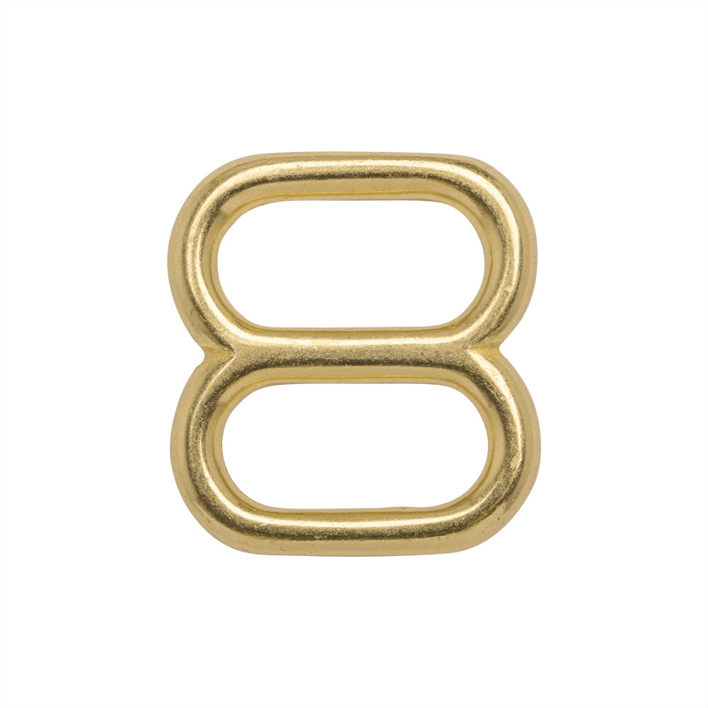 Gold Metal Double Loop Ring - 1.25
