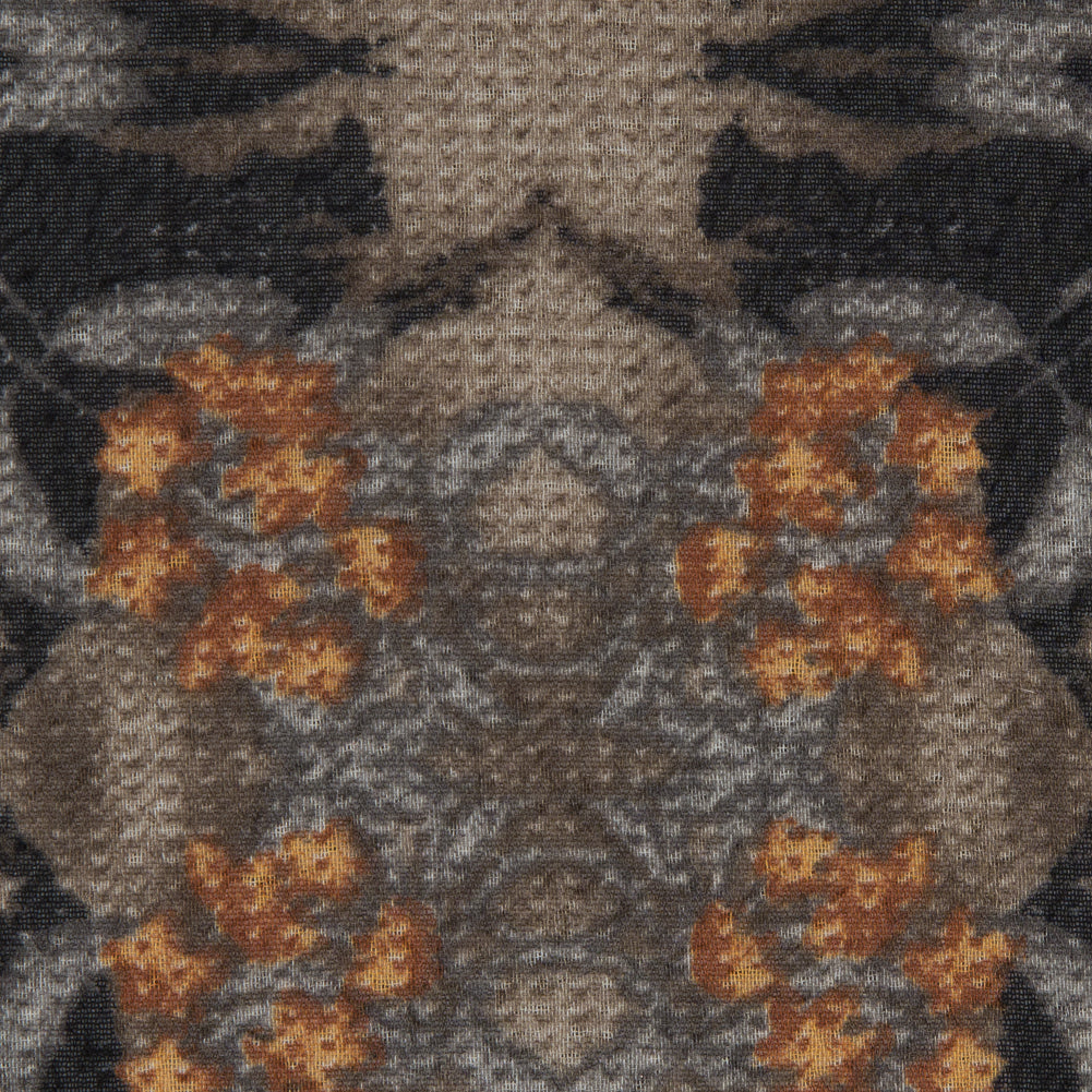 Beige Kaleidoscopic Printed Polyester Chiffon - Joann Fabrics