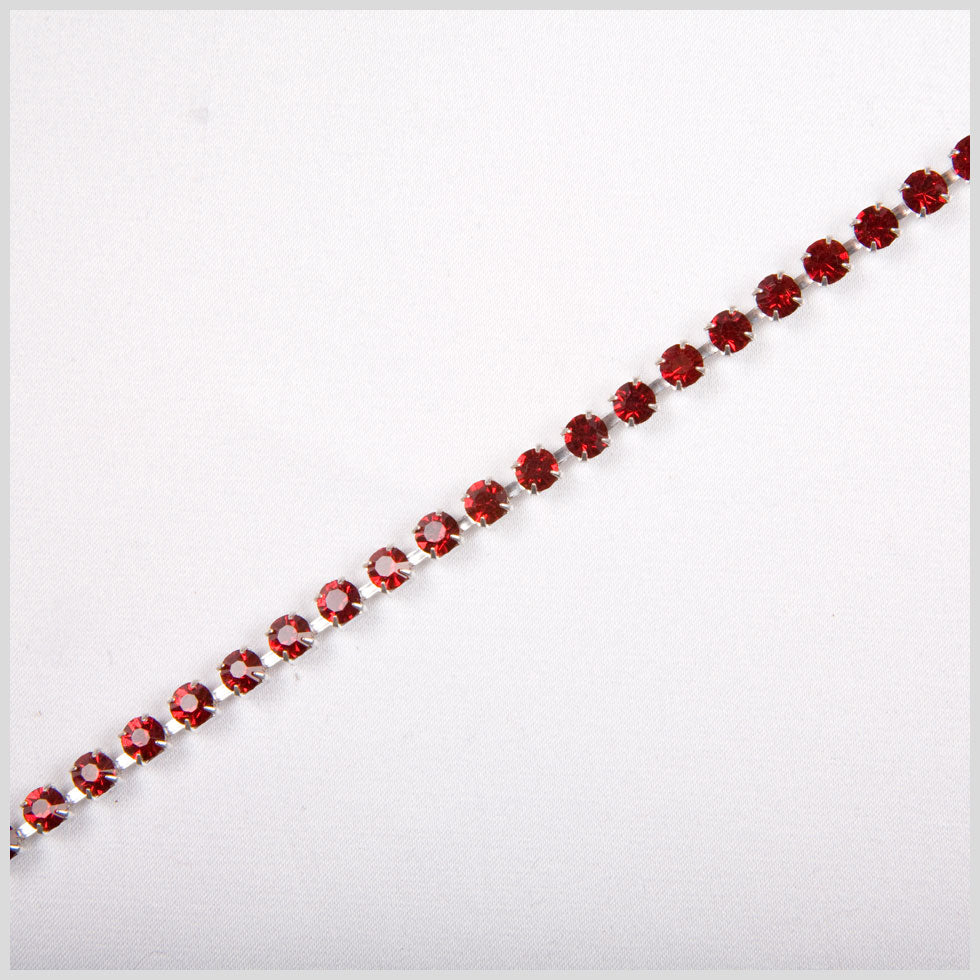 Siam/Silver Metal & Czech Rhinestone - Joann Fabrics