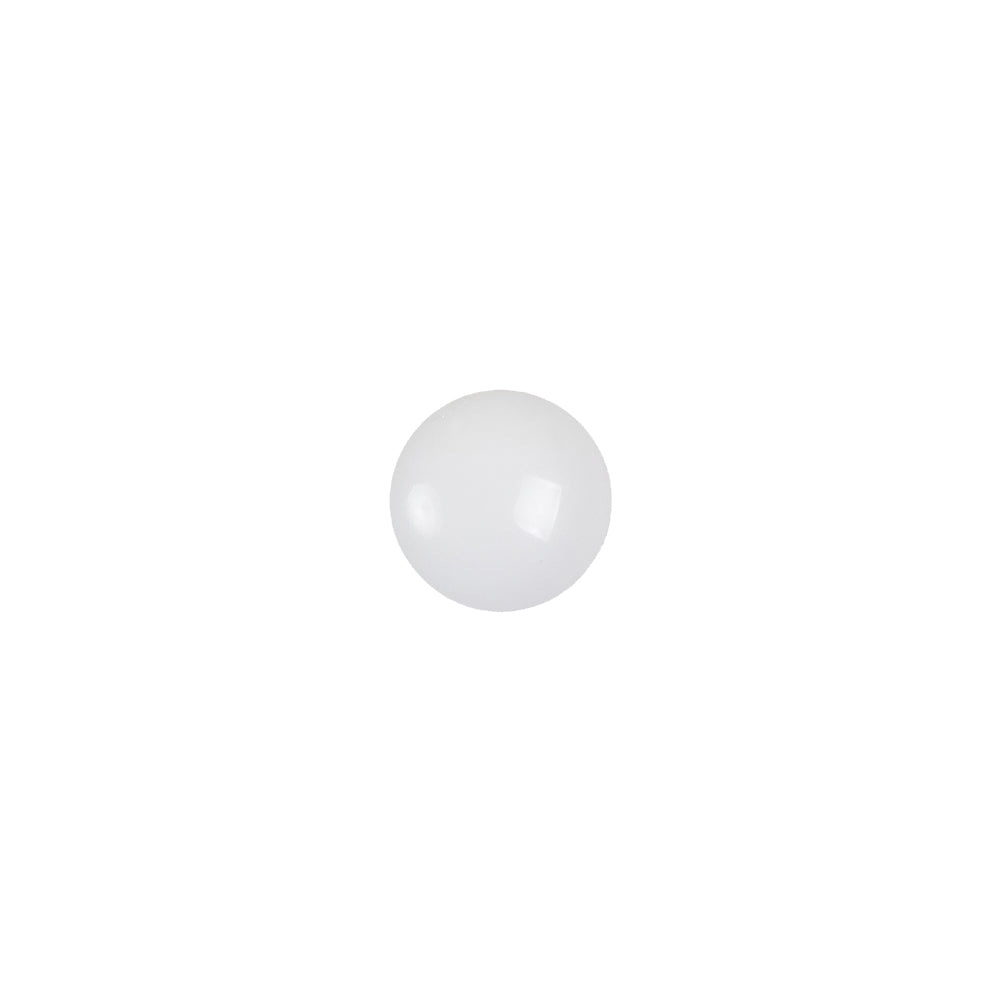European White Self Back Glass Button - 14L/9mm - Joann Fabrics