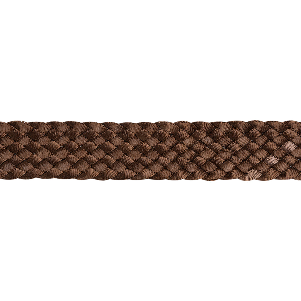 Yaya Han Sleek Braided Ribbon Trim - Viking Brown, 1